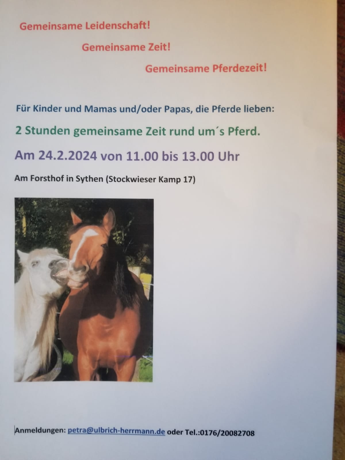 Gemeinsame Zeit ist kostbar