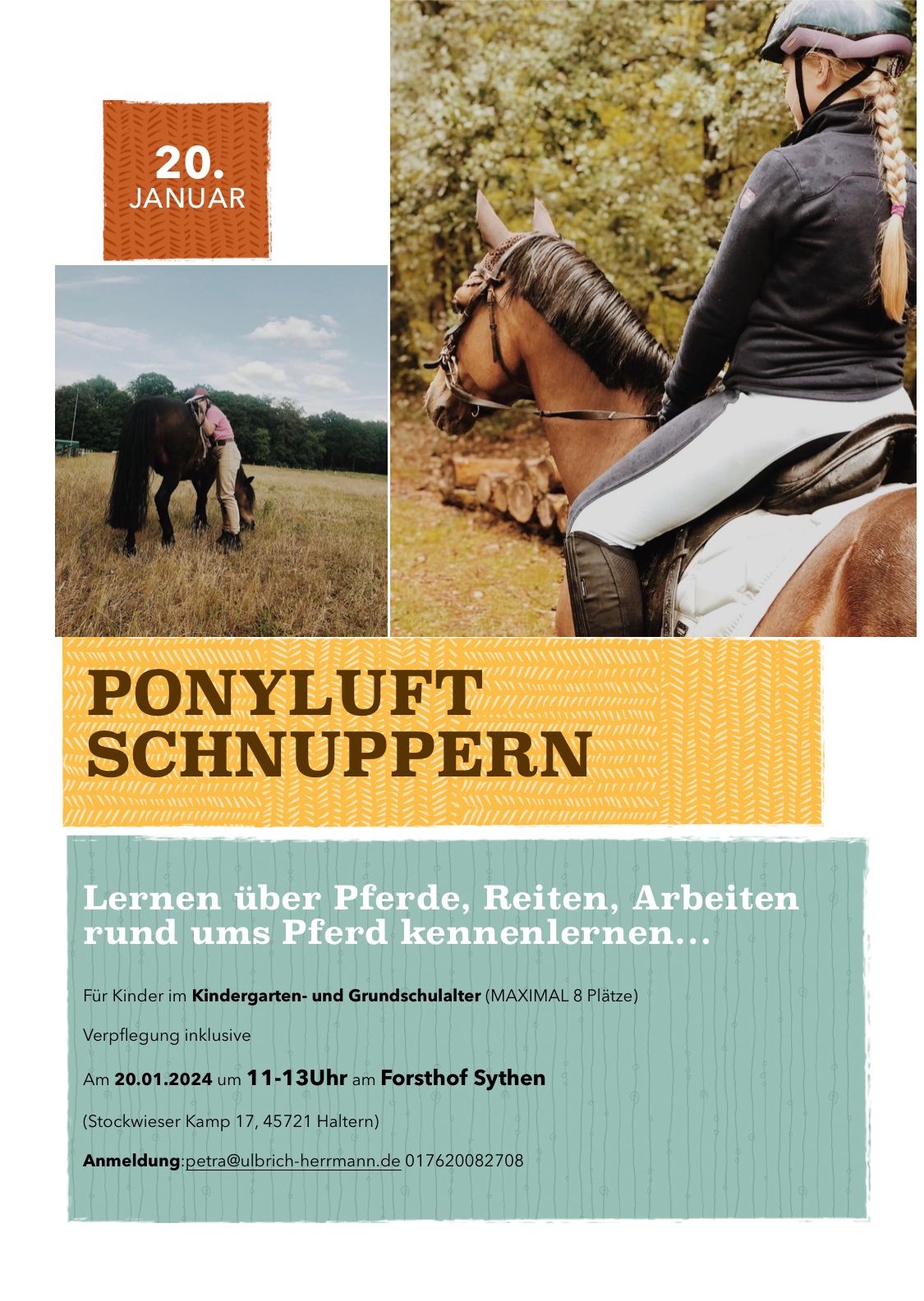 Nur noch 2 Plätze frei