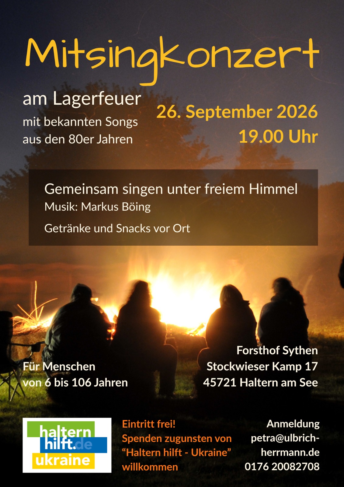 Lagerfeuer-Mitsing-Konzert